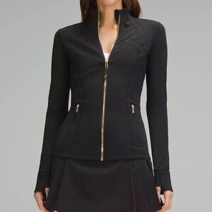 Lululemon Define Jacket Black and gold